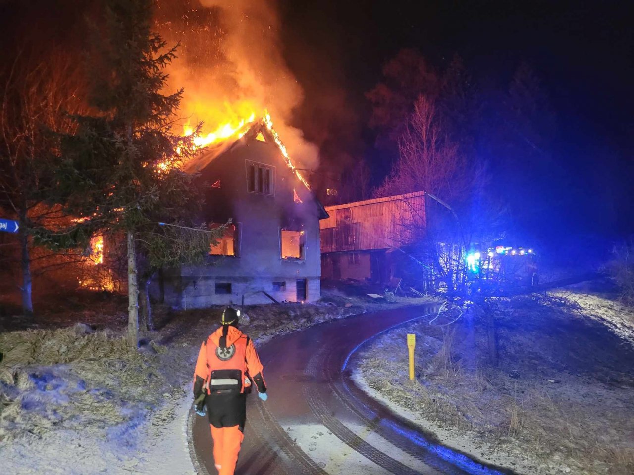 Tragedia w Lipowej! W pożarze zginął mężczyzna