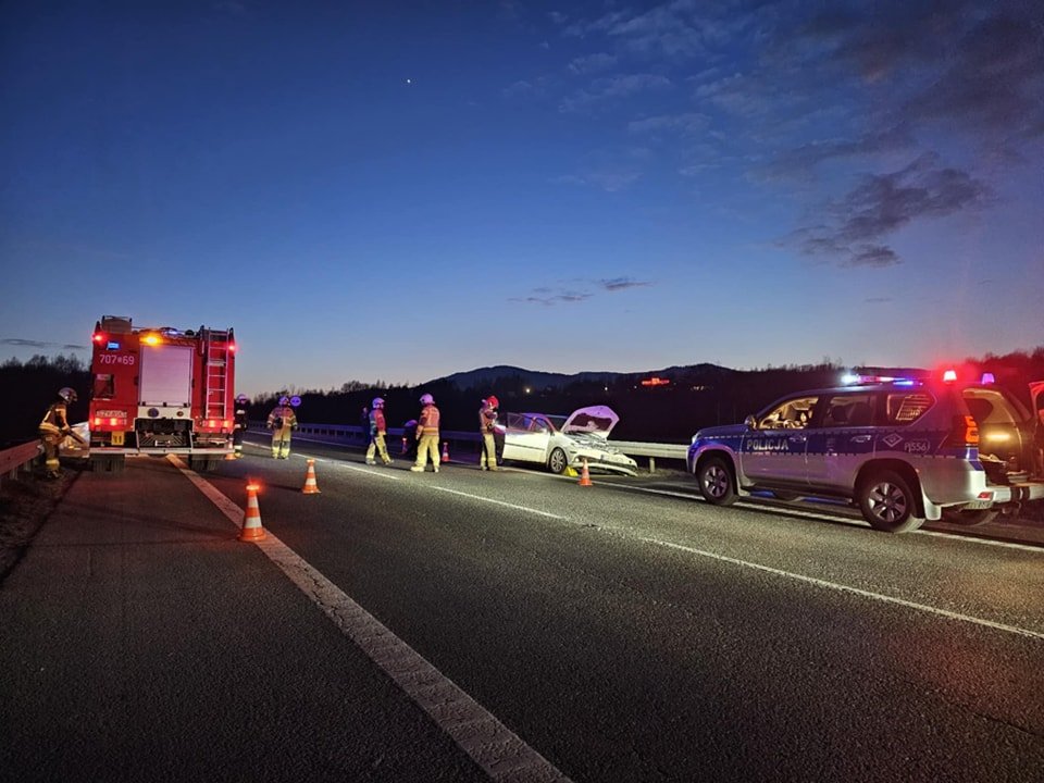 Wypadek na S1. Poważne utrudnienia. Aktualizacja