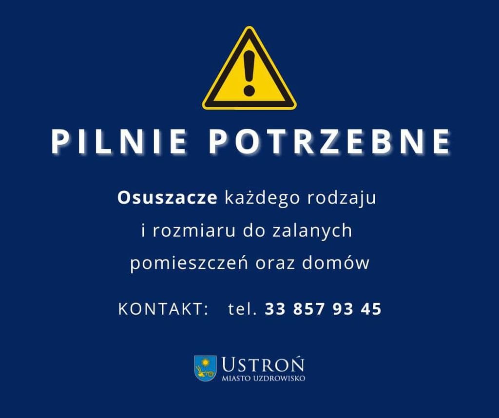 Potrzebne osuszacze