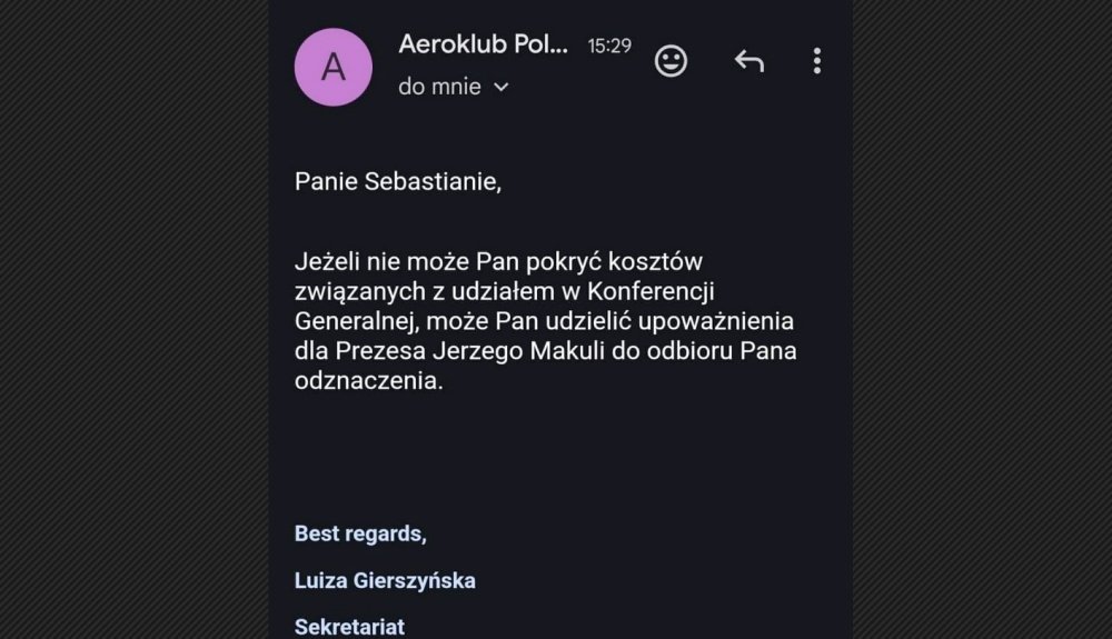 Dla Pana mamy uścisk dłoni Prezesa