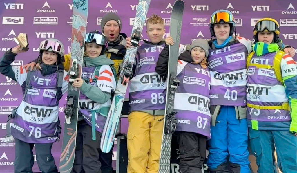 Polacy podbijają Freeride Junior Tour! Młodzi narciarze z Łodygowic i Bielska-Białej wśród najlepszych w Europie