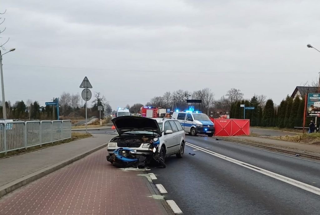 Zginął motorowerzysta AKTUALIZACJA