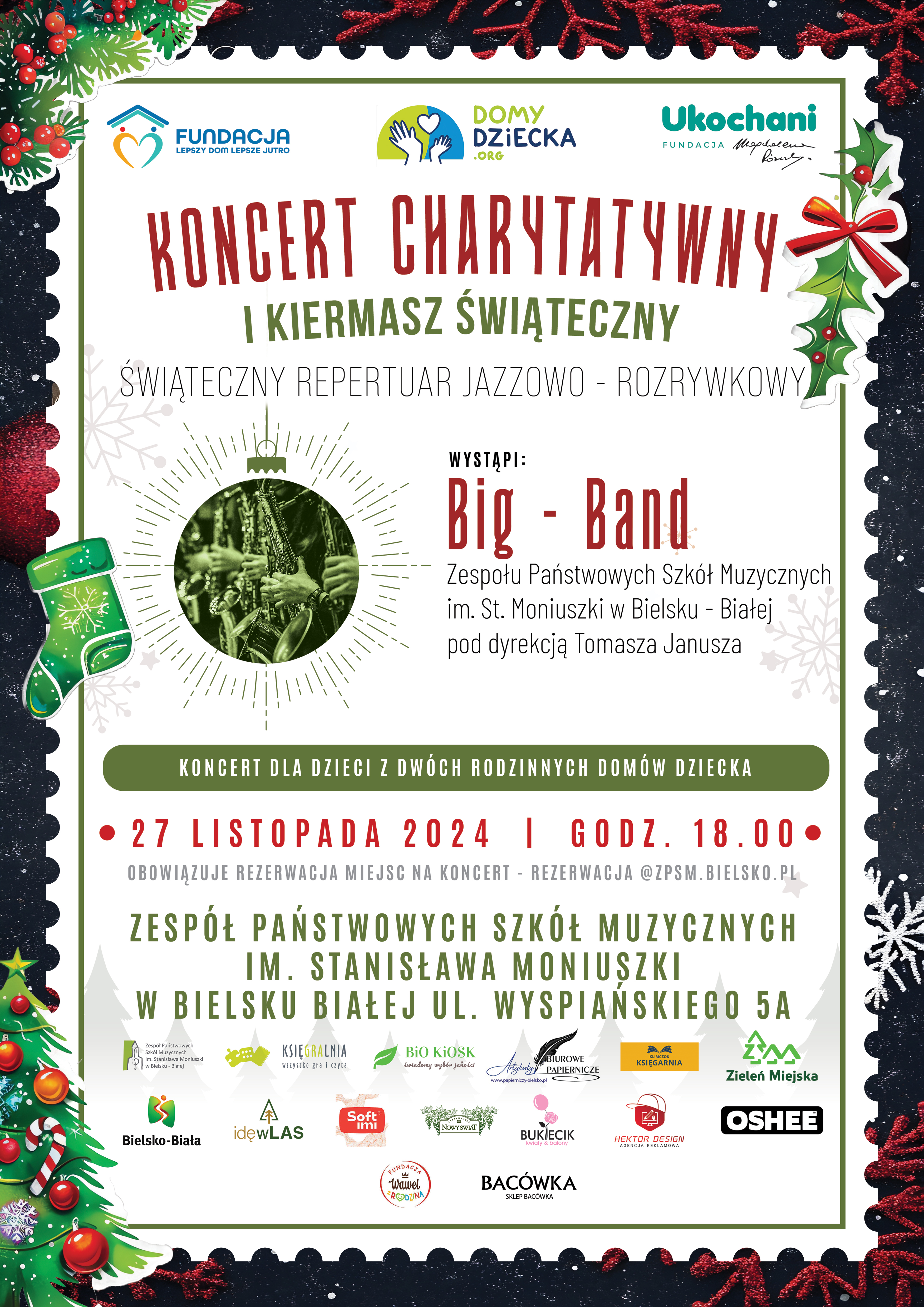 Koncert Charytatywny I Kiermasz Świąteczny