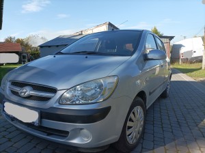 Hyundai Getz 1,1 benzyna, krajowy, 2007, klimatyzacja