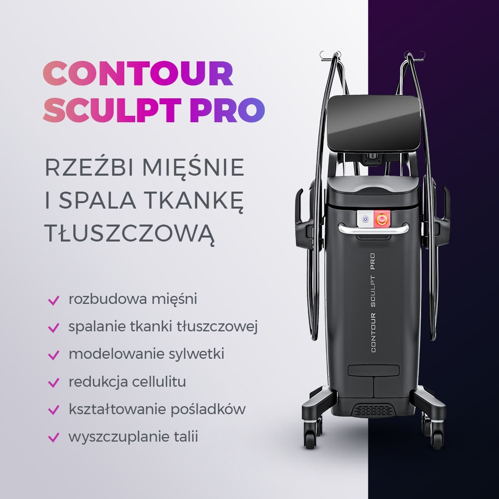 Nowość w Bielsko-Białej – Contour Sculpt RF – Rewolucja w Modelowaniu Sylwetki! -30% tłuszczu i +25% mięśni!