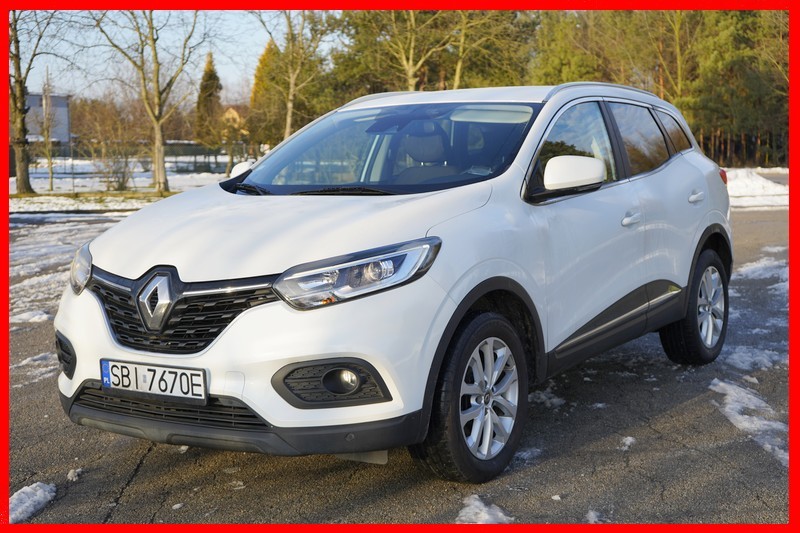 Renault Kadjar 1.5 dci 116 KM. 2020 r automat, nawigacja, parktroniki, biała perła